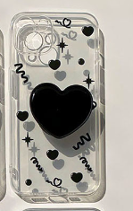 グルーミングパーティーブラックフォーンケース / Grooming Party Black Phone Case