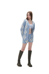 アーガイルカーディガン/ARGYLE CARDIGAN