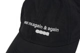 ウェアミーアゲイン & アゲインナイロンキャップ / WEAR ME AGAIN & AGAIN NYLON CAP(BLACK)