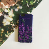 ラベンダーインザムーンライト iPhoneケース/Lavender In The Moonlight (iPhone) Matt Hard Case