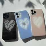 Blue - Chocolate Heart Phone Case