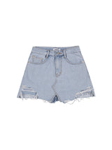 デニムスカートパンツ / W65 DENIM SKIRT PANTS_LIGHT BLUE