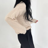 Round Neck Cardigan