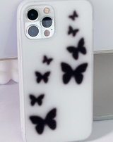 ブラーブラックバタフライフォーンケース / Blur black Butterfly Phone Case