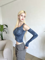 ハイパーツイストトップセット/493. Hyper twist top set (bk, wh, blue, cocoa)