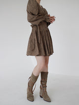 ホピラップミニワンピース / Hopi Wrap Mini One Piece (2color)
