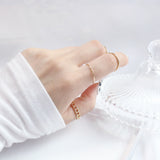 デイリーチェーンリングセット- 5セット / Daily Chain Ring Set - 5 set (2 color)
