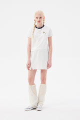ドゥードゥルチェリーワッペンTシャツ / DOODLE CHERRY WAPPEN T-SHIRT [WHITE]