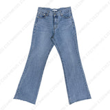 セミロングブーツカットデニムパンツ / Semi Long Bootcut Denim Pants