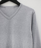 Minimal V-neck Knit (12color)