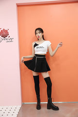 チェーンベルトスカートショーツ / SKI(6434) chain belt skirt shorts