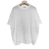 ハーフメッシュパンチングニット (3 color)