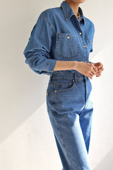 シリアルデニムBL ポケットシャツ/CEREAL DENIM BL / POCKET SHIRT