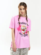 トゥデイイズマイデイTシャツ / TODAY IS MY DAY-T (pink)