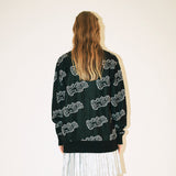 LOGO JACQUARD OVERSIZED FULL-OVER KNIT (KYTZ7NTR02W) (6541182730358)