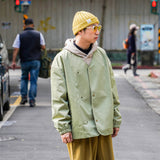 防水加工ノーカラージャケット (GREEN)