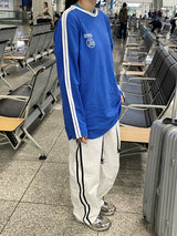 Hip track wide pants