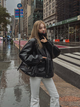 (UNISEX) セントプレミアムレザームートン