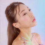 ワンキュービックイヤリング / Violet One Cubic Earring (rosegold)