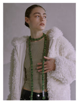 Skinny Knit Scarf (Green)