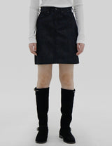 No.372 ノンスパンデニムスカート/No.372 Nonspan denim skirt (2color)