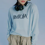 パンチングニットロングスリーブ / PUNCHING KNIT LONG SLEEVE_SKY BLUE