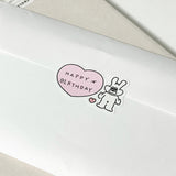 エディ&ラビミニメモステッカー / Eddy & Rabi Mini Memo Sticker