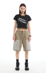 リフレクティブクロップTシャツ