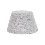 Fur Long Label Boucle Drop Bucket Hat Gray