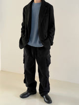 Simple wool jacket