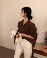 [BELLIDE MADE] Romance Corduroy Loose Fit Shirt & Shirt