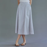 ストライプ シャーリング スカート / Stripe shirring skirt