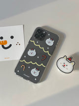 サンタメレンゲゼリースマホケース / Santa Meringue jelly case (iphone case)