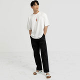 サイドメッシュナイロンパンツ / SIDE MESH NYLON PANTS-BLACK