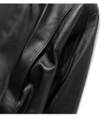 ラムスキンオーバーフィットボンバージャケット/LAMSKIN OVERFIT BOMBER JACKET