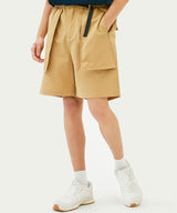 SIDE FLAP POCKET SHORTS (KHAKI) (6585208832118)