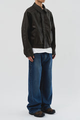 Wave Pocket Wide Denim