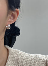 [92.5silver] shell earrings
