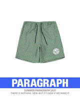 paragraph Circle Earth Check Shorts 2color (6562903130230)