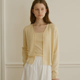 サリーニットセット‐カーディガン/Sally knit set - Cardigan