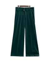 Double Belt Wide Pants (6686089937014)