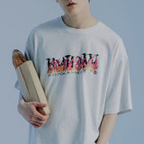ブレイズロゴTシャツ/BLAZE LOGO TEE SHIRT_LIGHT GREY