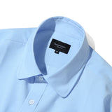 ビックオーバーフィットポリシャツ/Big overfit Poly Shirts S37-2 Sky Blue (6603975917686)