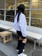 リボンストリングレッグウォーマー / Ribbon String Leg Warmer