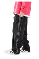 ダブルラインジッパーパンツ/DOUBLE LINE ZIPPER PANTS