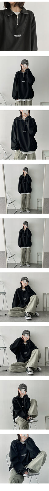 ディスストリングハーフジップアップアノラック/This string half zip-up anorak