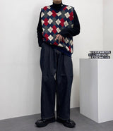 ピュアアンダイ2タックワイドパンツ / LN Pure undyed two-tuck wide pants