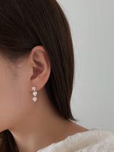 [925silver] メロディーハートピアス / [925silver] Melody heart earrings