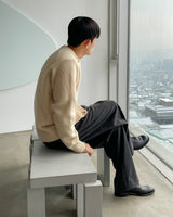 ツイルヘビーナッピングワイドスラックス / twill heavy napping wide slacks 2color