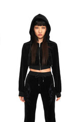 ベルベットフレームフーディージップアップ  / Velvet Flame Trackpants (4168739717238)